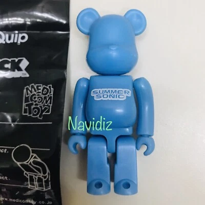 Medicom Bearbrick 2001 Summer Sonic x Creativeman x Quip Blue 100% be@rbrick - Imagem 1 de 4