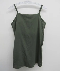 FLX STRAPPY SKORT DRESS OLIVE GREEN WOMENS XL REMOVABLE BRA PADS BUILT IN SHORTS - Picture 1 of 15