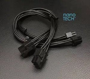 2 Pcs of Apple PMG5/Mac Pro Tower PCI-Express Graphics Video Card Power Cables - Picture 1 of 2
