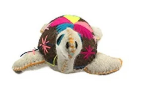 Twoolies - buntes Wolltier - Meeresschildkröte - groß - 9 Zoll lang - Bild 1 von 3