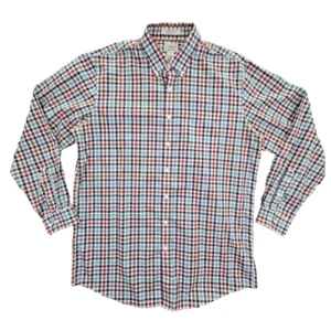 L.L. Camisa con botones a cuadros ajuste tradicional sin arrugas talla L Bean para hombre Y2K - Imagen 1 de 16