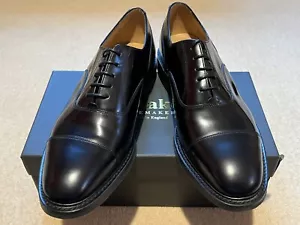 Zapatos Loake 805b2 Para Hombre Negros Puntera Oxford Reino Unido 10.5 F. Muy Raros, Descatalogados. - Imagen 1 de 24