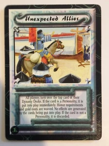 Unexpected Allies L5R Legend of the Five Rings CCG Jade Edition - Picture 1 of 1