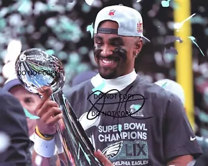 JALEN HURTS - SUPER BOWL 59 - 2025 EAGLES Signed 8x10 reprint Photo #2 !! - Picture 1 of 1