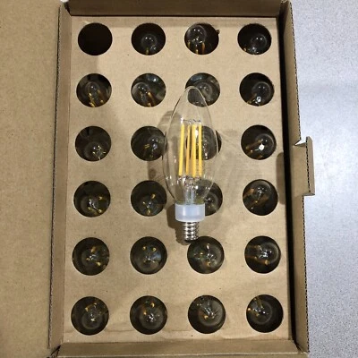 GE LED 60-Watt EQ B11 Soft White Candle Light Bulb (24-Pack) - Image 1 of 2