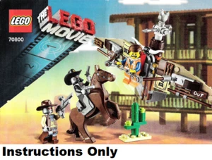 NEW INSTRUCTIONS ONLY LEGO GETAWAY GLIDER 70800 book manual from set - Picture 1 of 2