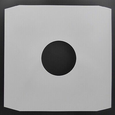 12  White Paper Record Sleeves - Inner Sleeve Vinyl -  Pack Of 100 - Free Post • 30£
