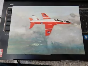 artists impression MANUFACTURERS ADVERT PRINT HAWKER HAWK - Picture 1 of 6