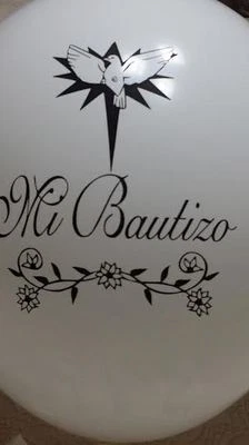 Mi Bautizo Latex Balloons - Image 1 of 3
