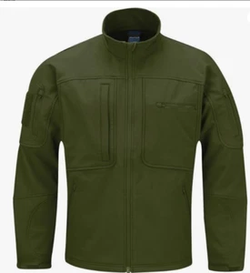 Propper Warrior Gear Soft shell Jacket Large Green Great Condition - Picture 1 of 9