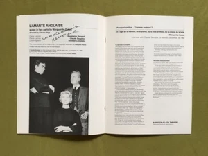 Madeleine Renaud 1971 Broadway Autographed Signed Old Theatre Program K1 - Picture 1 of 8