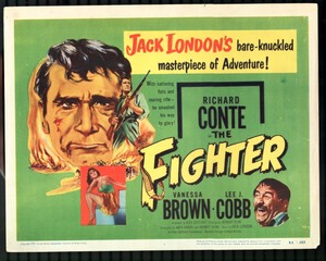 Fighter 11"x14" Title Lobby Card Richard Conte Vanessa Brown Lee J. Cobb