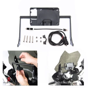 Arco supporto navigatore archetto + Staffa gps usb smartphone R1200GS 1250 13-19 - Imagen 1 de 12