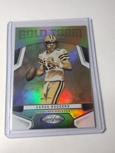 Aaron Rodgers 2016 Panini Certified Gold Team #4 Packers Jets