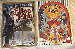 Elton John Posters o2 Arena London Selfridges Farewell Yellow Brick Road Tour 02 - Picture 1 of 1
