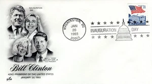 BILL CLINTON INAUGURATION, WASHINGTON, DC 1993 FDC18042A - Picture 1 of 1