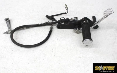 06 Kawasaki Vulcan 500 En500 reposapiés delantero derecho clavija paso freno pedal montaje Foto 1 de 4