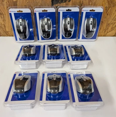 LOT 10) *NEW/SEALED* Verbatim Corded Notebook Optical Mouse 99741 - Image 1 of 3