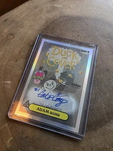 Garbage Pail Kids 40th Anniversary Homage to Garbahj Adam Bomb Auto Garba-16 GPK - Picture 1 of 2