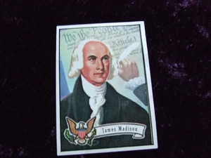 1976 President James Madison Know Your U.S. Presidents Rainbo Trading Card #4 - Bild 1 von 2