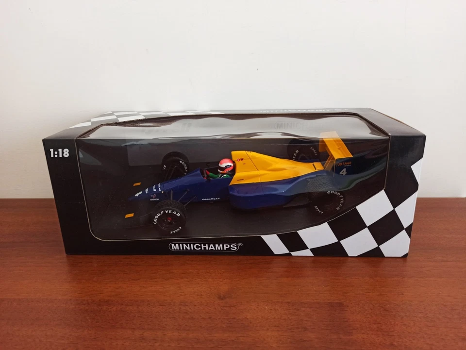 F1 Tyrrell Ford 018 GP Belgio 1989 Johnny Herbert - Minichamps 1:18 110891104 - Immagine 1 di 4