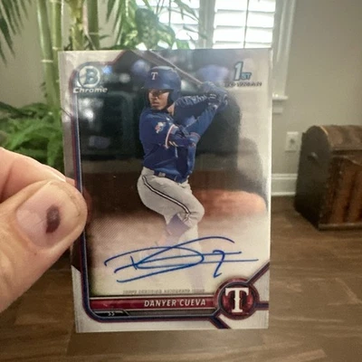 2022 1st Bowman Chrome - Prospect Autographs Danyer Cueva #CPA-DCA (AU, RC) - Image 1 of 2