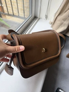 ALEXANDER MCQUEEN brown leather crossbody bag EXCELLENT CONDITION - Picture 1 of 23
