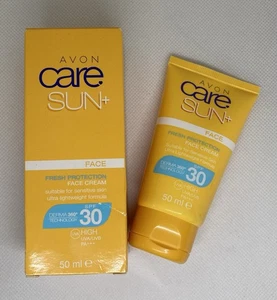 Avon Care Sun+ LSF30 Fresh Protection Face Sun Cream 50ml UVA/UVB Empfindliche Haut - Bild 1 von 10