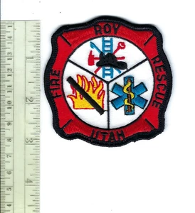 Roy City (Weber County) UT Utah Fire Rescue Dept. patch - NEU! - Bild 1 von 1