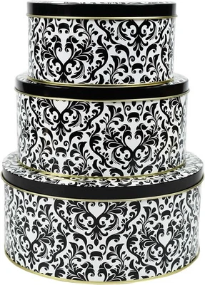 Black Duck Brand Set of 3 Nesting Tins! Perfect for Storing Cookies, 3 Tins  - Image 1 of 4