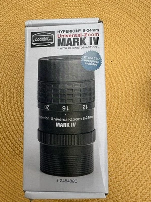 Baader Planetarium Hyperion Universal Zoom Mark IV 8-24 mm Eyepiece Set - Image 1 of 4