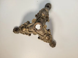Antique Cast Iron Clawfoot Flag Pole Base Stand Annin & Co New York XXI Clean!! - Imagen 1 de 21