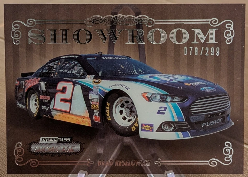 2013 Press Pass Showcase Showroom Insert Silver 70/299 Brad Keselowski - Image 1 of 1