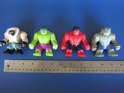 LEGO Minifigura Gran Figura Lote Héroes Figuras de Acción Hulk Marvel DC Toys Villans Foto 1 de 4