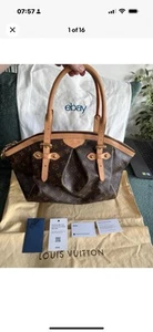 Excellent condition! 2 Authentic Certificates! Gorgeous Louis Vuitton Tivoli GM - Picture 1 of 13