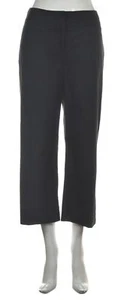 Pantalones para mujer Bandolino, talla 10, negros lisos, pierna ancha, pantalones de algodón - Imagen 1 de 4