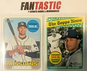 2018 Topps Heritage Minor League YOU PICK inc Tatis Jr. etc Finish Your Team Set