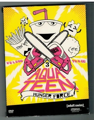 AQUA TEEN HUNGER FORCE 3 THIRD VOLUME THREE 2-DISC DVD SET - Image 1 of 2