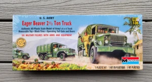 MONOGRAM 1/35 WW II U.S. ARMY EAGER BEAVER 2-1/2 TON TRUCK MODEL KIT 85-6457 F/S - Bild 1 von 10