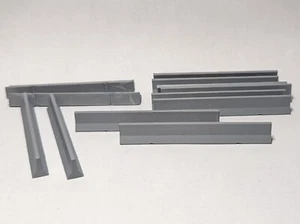 (30) - Gray Jersey Barrier Concrete Median HO Scale 1:87 Piko Walthers Herpa - Picture 1 of 5