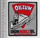Snowmobile Oil & Lubricants OILZUM Racing Snowmobile Oil 1960's Promo Patch
