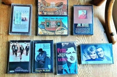Lot (8) ALL SEALED vtg Cassette Tapes Country 1980s 1990s Oak Ridge Boys+ Lot - Image 1 of 4