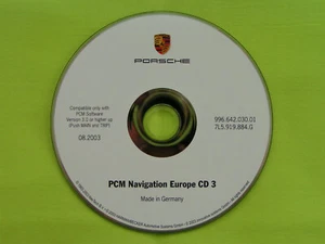 NAVIGATION CD SKANDINAVIEN IRL. 2003 PORSCHE PCM 2.0 CAYENNE CAYMAN BOXSTER 911 - Bild 1 von 1