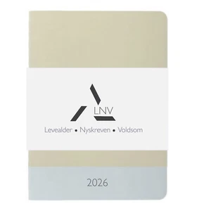 NEW Levealder Nyskreven Voldsom Medium Vegan Paper Journal 5x7" Grid Notebook - Picture 1 of 2