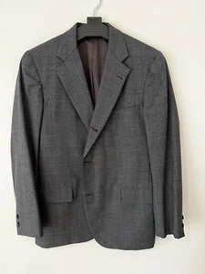 Abrigo deportivo para hombre de colección Brooks Brothers Makers, talla 43R, azul gris 100 % lana EE. UU. - Imagen 1 de 8