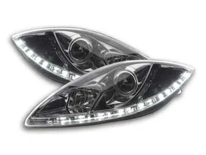 FK Paar LED DRL Lightbar Scheinwerfer Seat Leon 1P 2 Altea Toledo 5P Chrom LHD - Bild 1 von 7