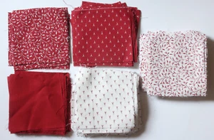 Vintage 164 Laura Ashley Patchwork Fabric Pieces Cotton Squares - Picture 1 of 7