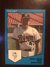 1989 Procards #1686 - Miguel Garcia - Buffalo Bisons