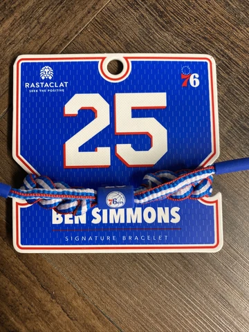 New BEN SIMMONS Rastaclat NBA Signature Bracelet PHILADELPHIA 76ers / BROOKLYN Cover