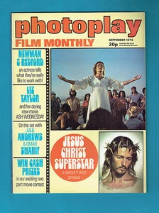 #T42.  PHOTOPLAY  MONTHLY  MAG., SEPTEMBER 1973,  JESUS CHRIST SUPERSTAR  COVER - Picture 1 of 1